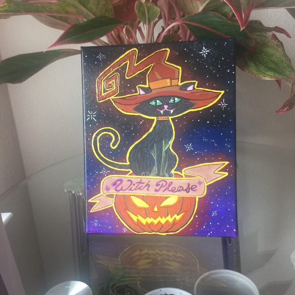 [Original Painting] ” Witch Please” - Picture 4 of 13